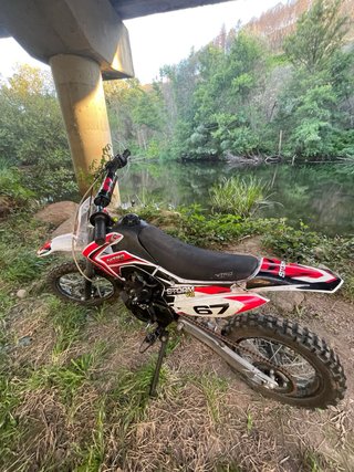 Pit Bike Motocross Blanca