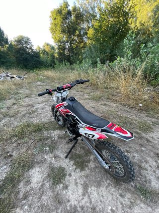 Pit Bike Motocross Blanca