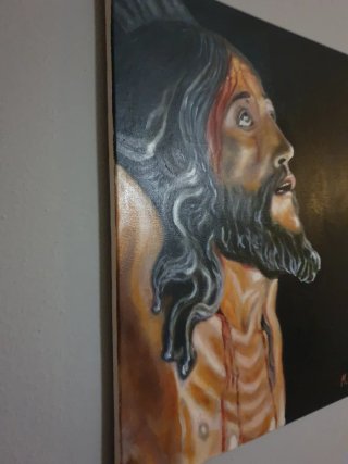 Óleo sobre lienzo Cristo de la Expiación