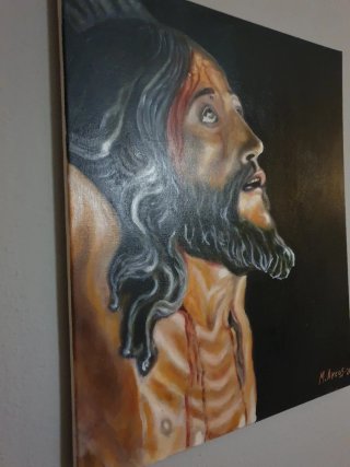 Óleo sobre lienzo Cristo de la Expiación