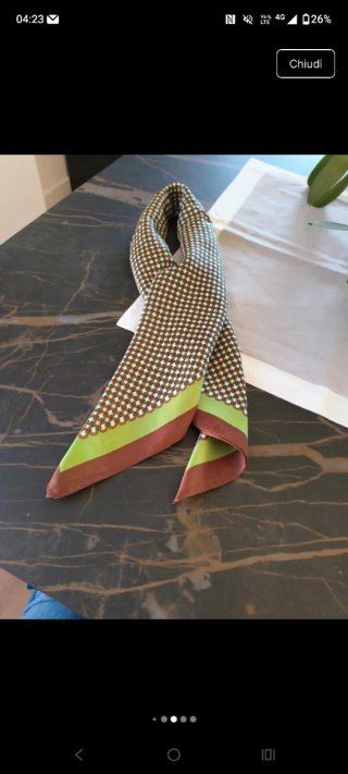 Foulard donna fantasia misure 70/70