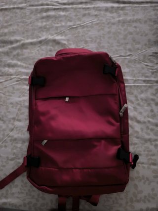 Mochila de cabina rojo oscuro