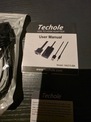 Adaptador Techole VGA a HDMI HA213-BK
