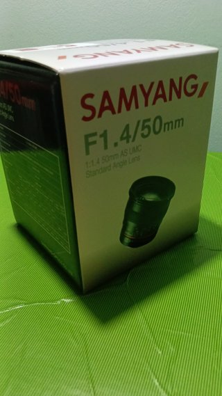 OBJETIVO SAMYANG 50MM F1.4 MONTURA CANON NUEVO