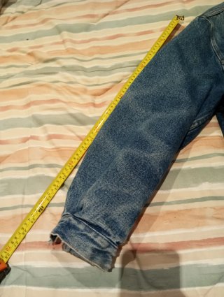 Cazadora Vaquera Levi's Negra y Azul Talla L/XL