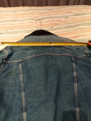Cazadora Vaquera Levi's Negra y Azul Talla L/XL