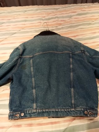 Cazadora Vaquera Levi's Negra y Azul Talla L/XL