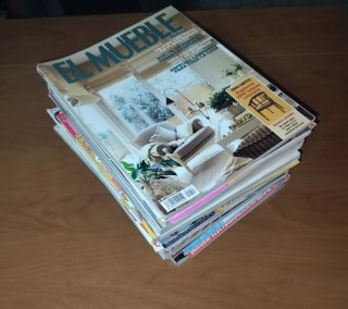 25 Revistas antiguas de decoración.
