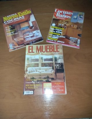 25 Revistas antiguas de decoración.