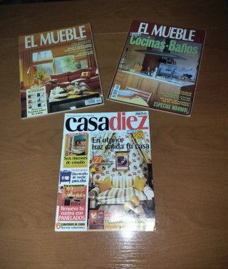25 Revistas antiguas de decoración.