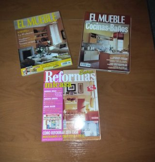 25 Revistas antiguas de decoración.