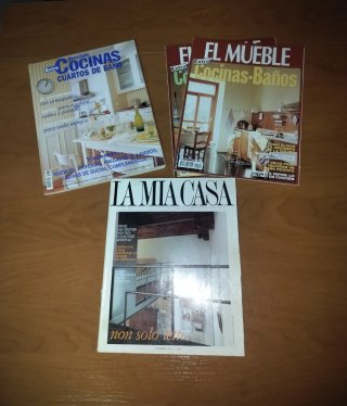 25 Revistas antiguas de decoración.