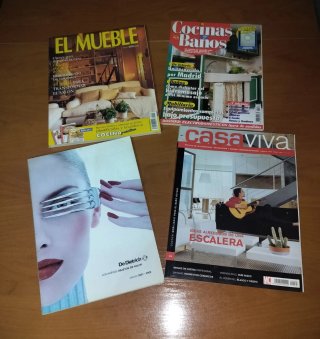 25 Revistas antiguas de decoración.