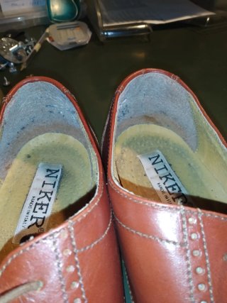 Scarpe uomo Niker pelle marrone