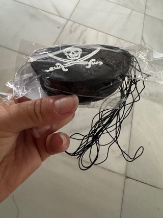 Parche pirata ojo calavera NUEVO