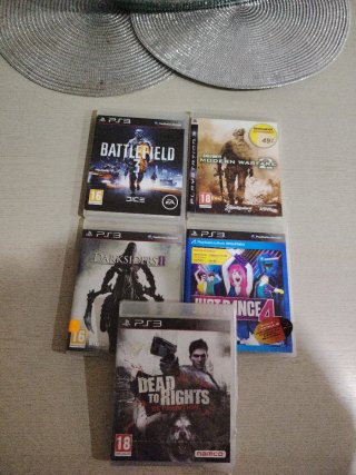 Lote 5 Juegos PS3: Battlefield, Call of Duty, Dark