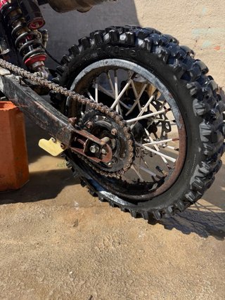 Pit Bike 125cc Naranja/Blanca Motocross