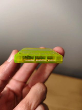Tarjeta Memoria PlayStation Sony Amarilla