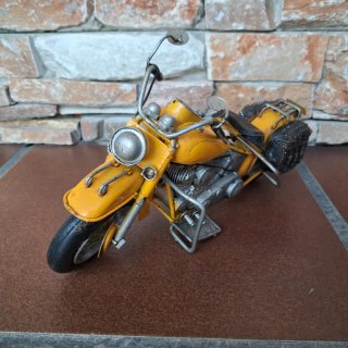 Moto Decorativa Vintage Amarilla
