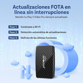 OTTOCAST Play2Video Adaptador CarPlay Android Auto