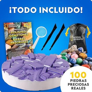 Blue Marble Nat Geo Kit Gigante Excavación Gemas