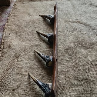 2 Colgadores / percheros rústicos Vintage Madera