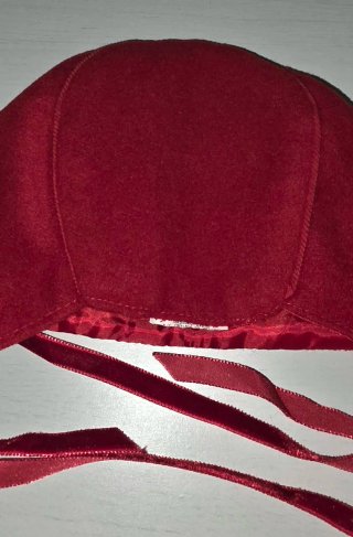 Abrigo y Capota Artesania Rosy Talla 12 Meses