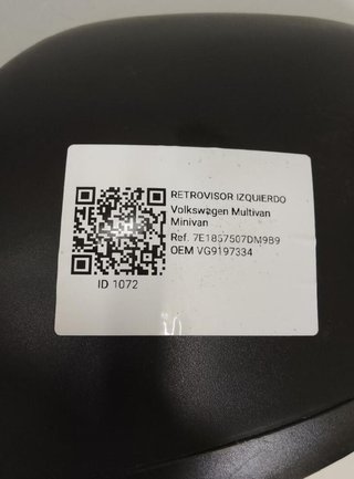 Volkswagen vg9197334 retrovisor izq multivan 1072