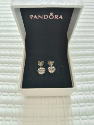 Pendientes Pandora Cristal de Roca