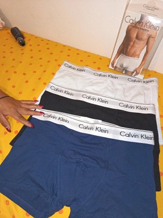 Boxer Calvin Klein Set 3 Pezzi Blu nero e bianco