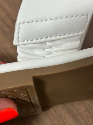 Sandalias blancas talla 38
