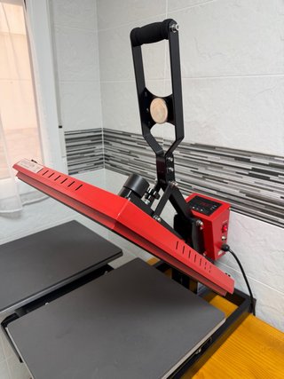 Plancha Transfer Semiautomática Doble Plato 40x50