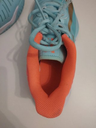 Zapatillas Padel Nike Azul y Naranja