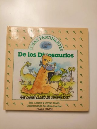Libro dinosaurios con solapas desplegable