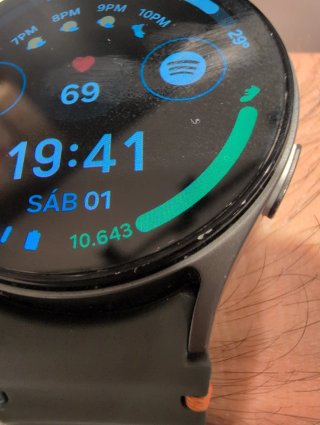 Samsung Galaxy Watch 7 LTE 44mm Gris/Naranja