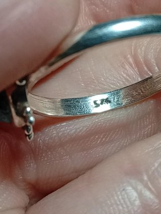 Anillo Plata Ley Turquenita