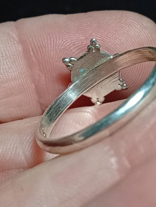 Anillo Plata Ley Turquenita