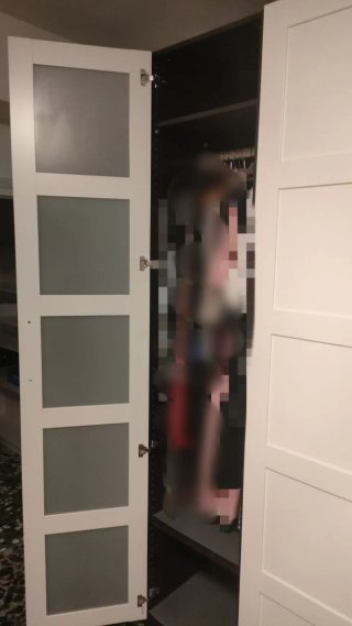 Armario Pax Ikea Madera y Cristal. Cómo nuevo