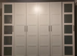 Armario Pax Ikea Madera y Cristal. Cómo nuevo
