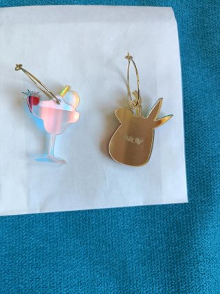 Pendientes "Taro" . Sin usar