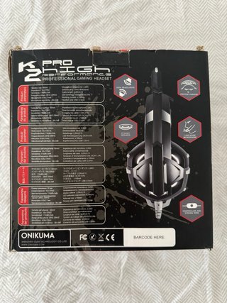 Auriculares Gaming Onikuma K2 Pro PS4 PS5 PC Switc