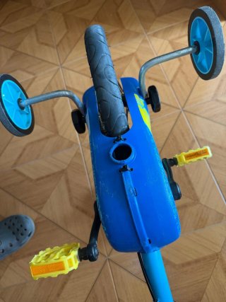 Bicicleta infantil azul 3-5 años + casco