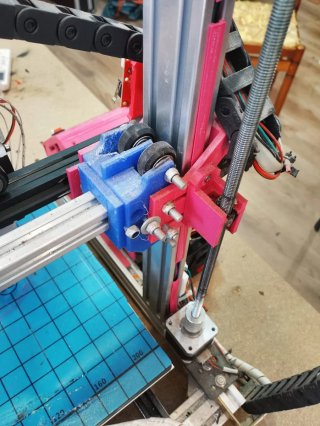 Impresora 3D Rosa y Azul