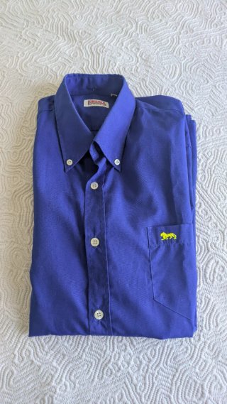 Camisa Lonsdale azul manga corta