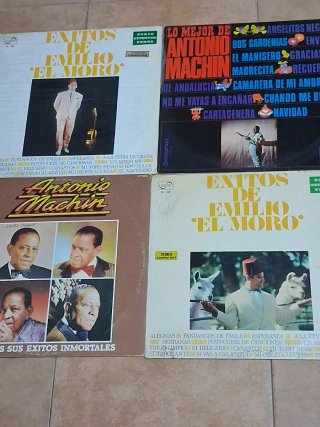 4 Vinilos LP Antonio Machin y Emilio