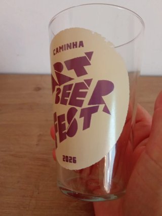 Vaso Oficial Artbeerfest Caminha 2026