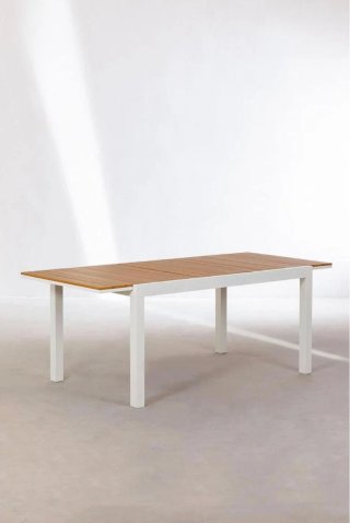 Mesa y sillas de jardín extensible SKLUM