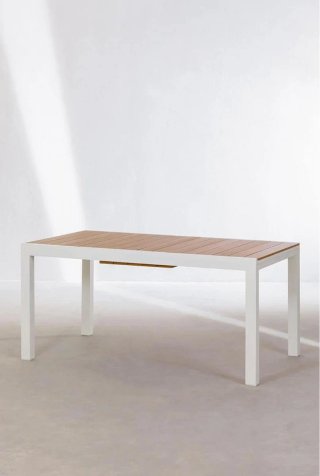 Mesa y sillas de jardín extensible SKLUM