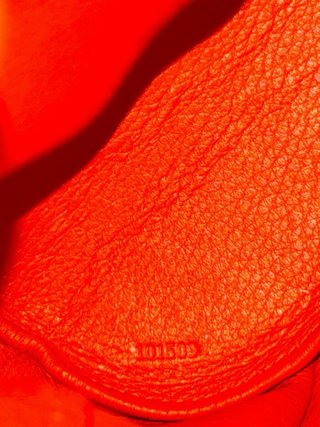 Bolso Loewe Elephant Naranja Piel