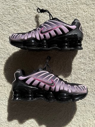 Nike Shox TL Rosa Pastel Negro